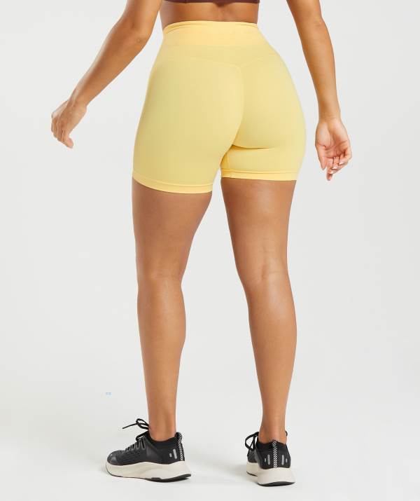 Damske Šortky Gymshark Whitney Mesh Citrón | LT1928307